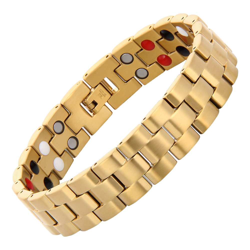 دستبند مغناطیسی اسپرت طلایی شماره ۱۵ 0