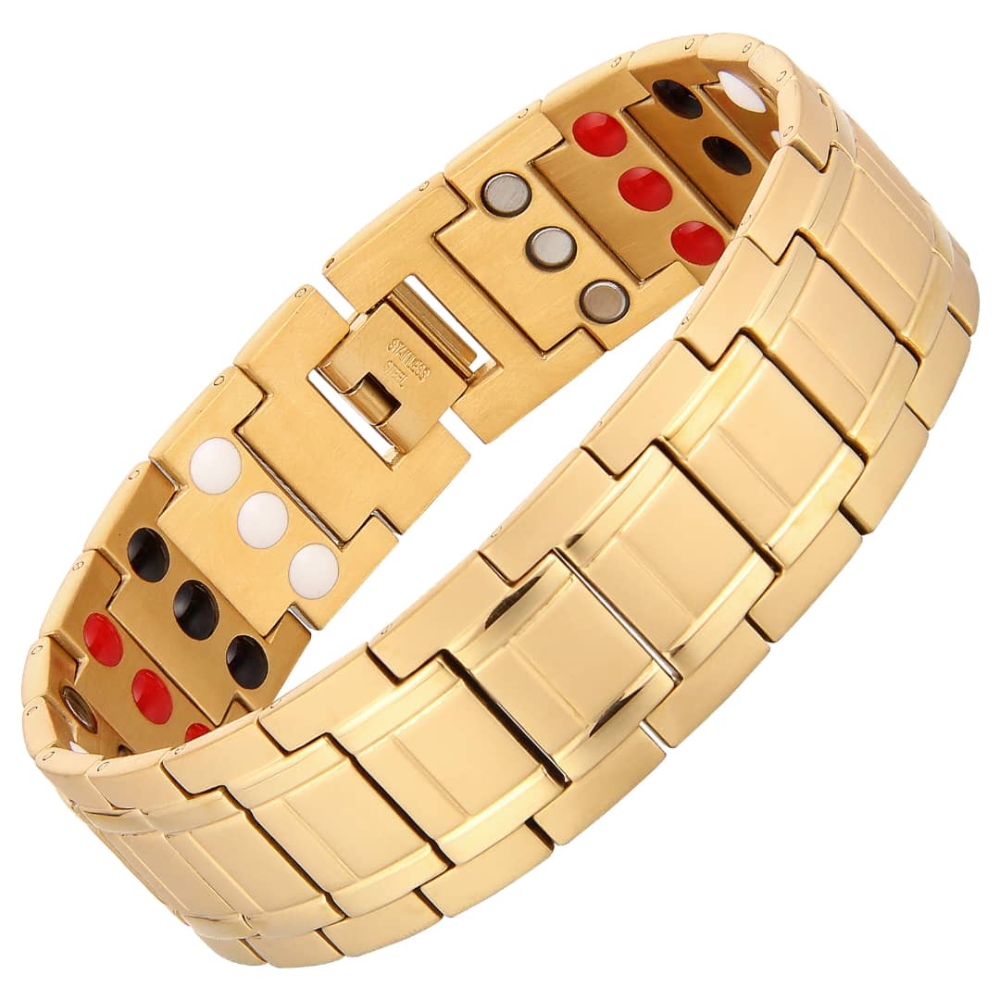 دستبند مغناطیسی اسپرت طلایی شماره ۱۸ 0